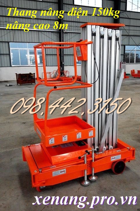 Thang n&acirc;ng điện cao 8 m&eacute;t
