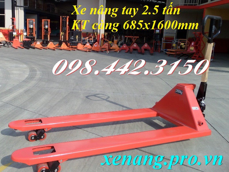 Xe n&acirc;ng tay c&agrave;ng si&ecirc;u d&agrave;i 1600mm