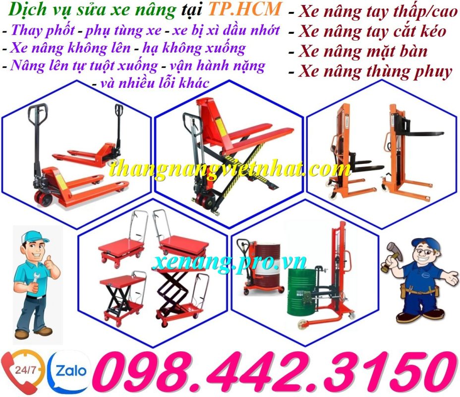 Xe nâng Việt Nhật – Nhà cung cấp thang nâng, bàn nâng hàng đầu