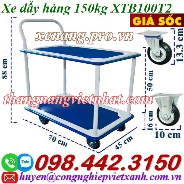 Xe đẩy hàng 150kg XTB100T2