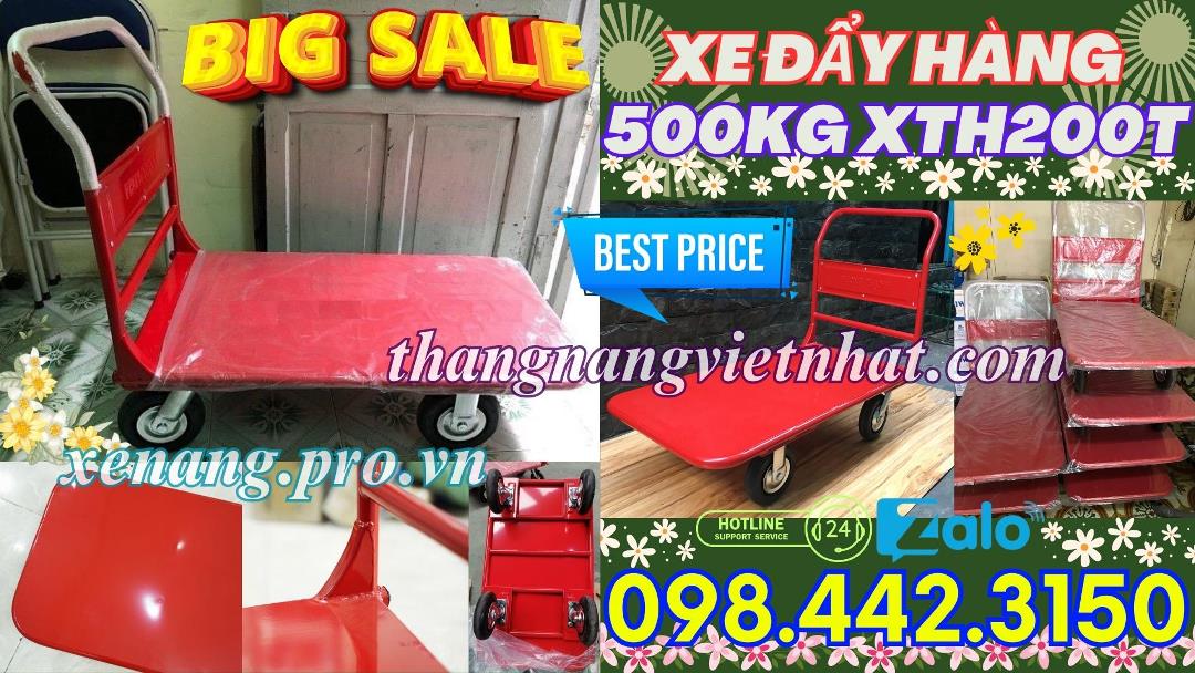 Xe đẩy hàng 4 bánh gấp gọn