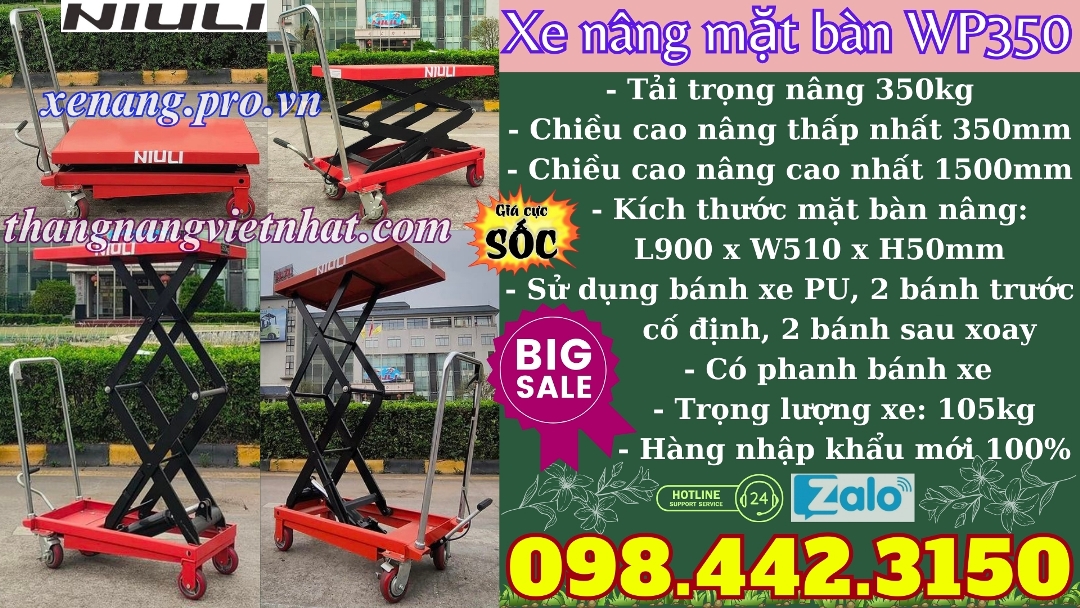 Xe nâng bàn WP350